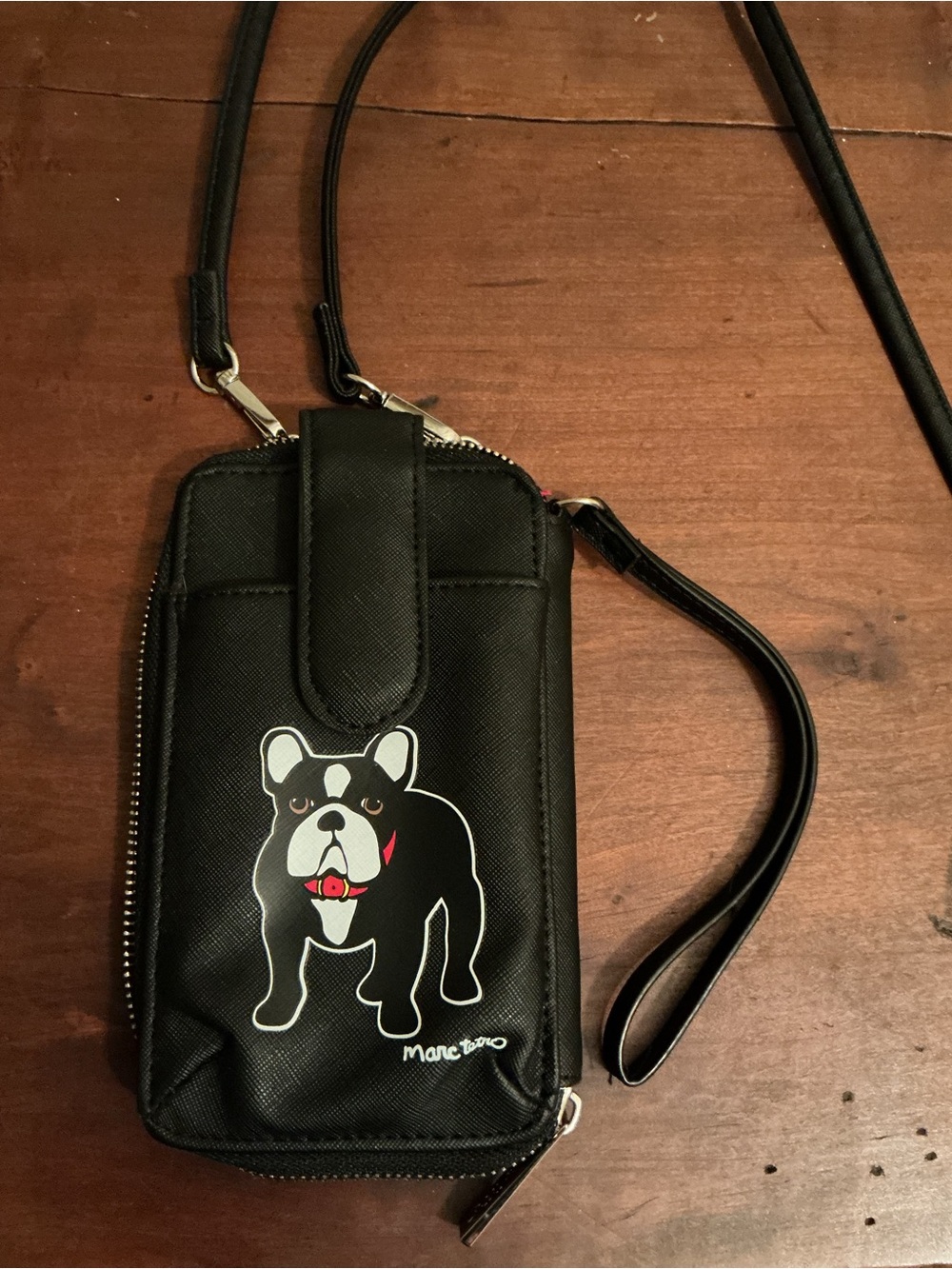 NWOT Marc Tetro Bulldog Crossbody Phone Wallet Purse